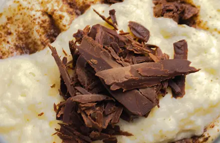 Tiramisú de café.